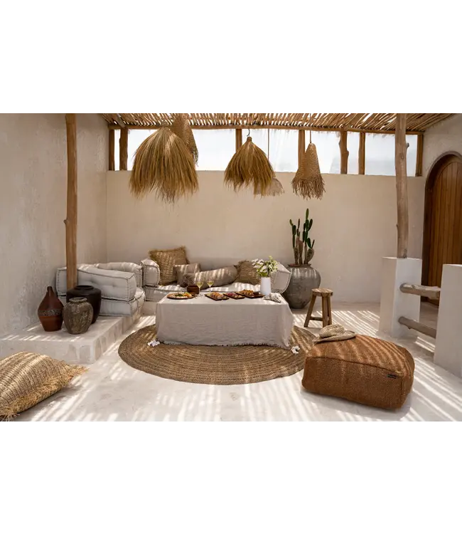 Bazar Bizar Het Linnen Tafelkleed - Beige - 150x150