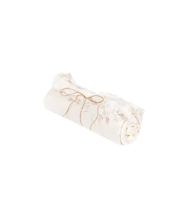 Bazar Bizar Het Linnen Tafelkleed - Wit - 150x250