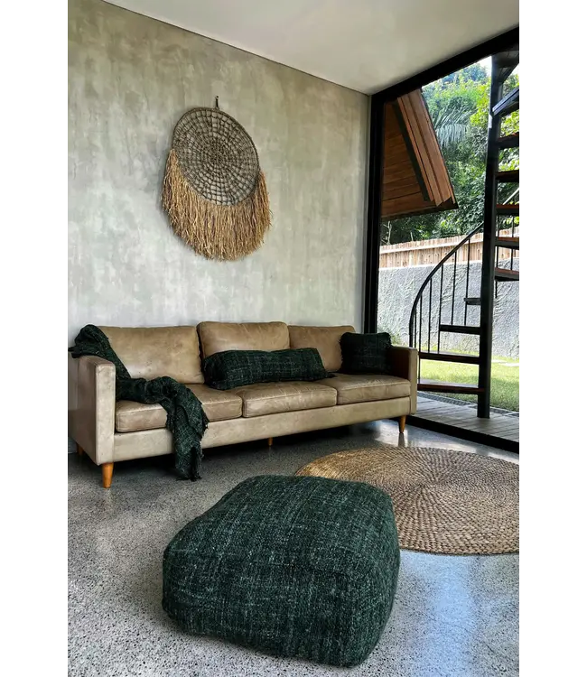 Bazar Bizar De Oh My Gee Poef - Donkergroen