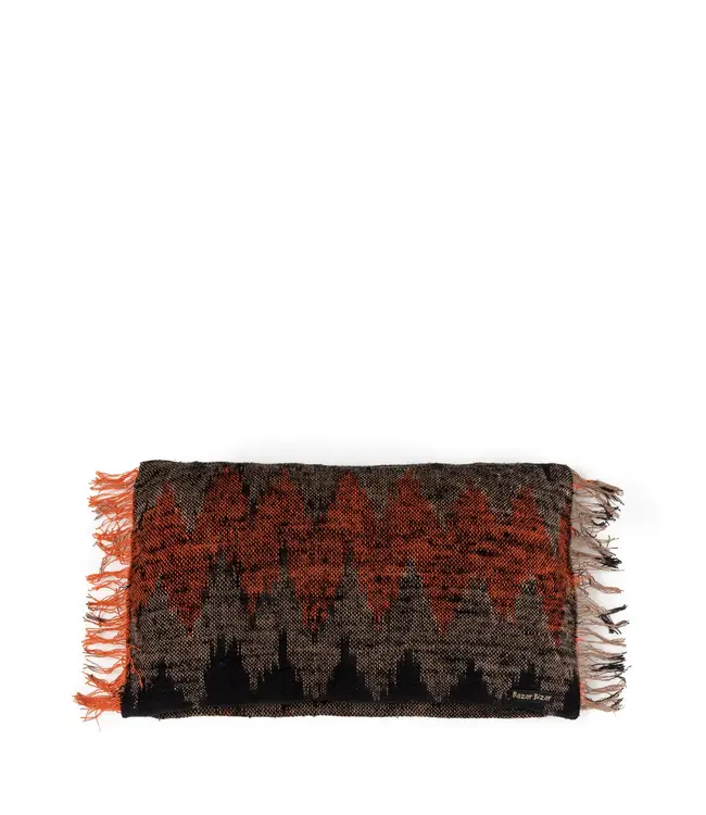 Bazar Bizar De Oh My Gee Kussenhoes - Zwart Oranje - 30x50