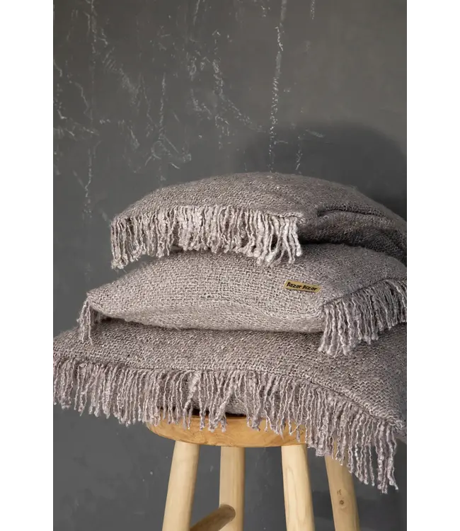 Bazar Bizar De Oh My Gee Kussenhoes - Parel Grijs - 60x60