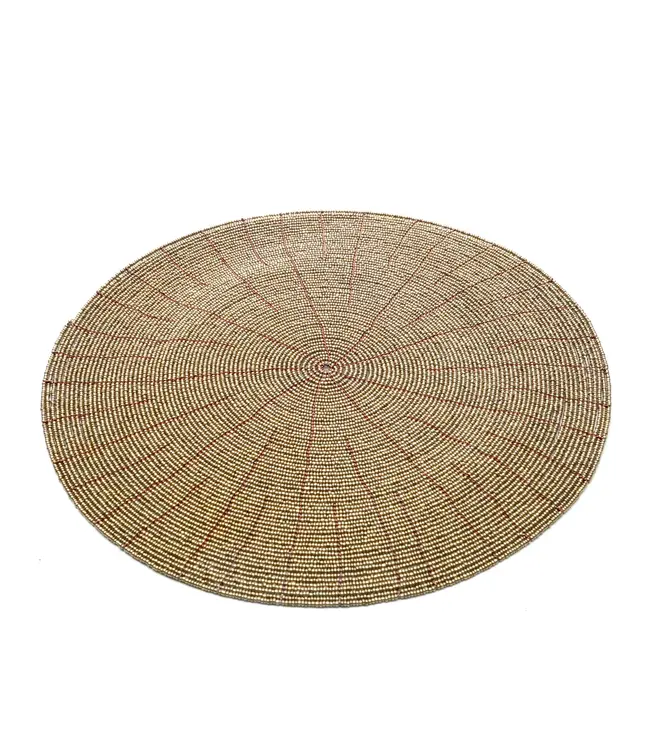 Bazar Bizar De Beaded Placemat - Goud