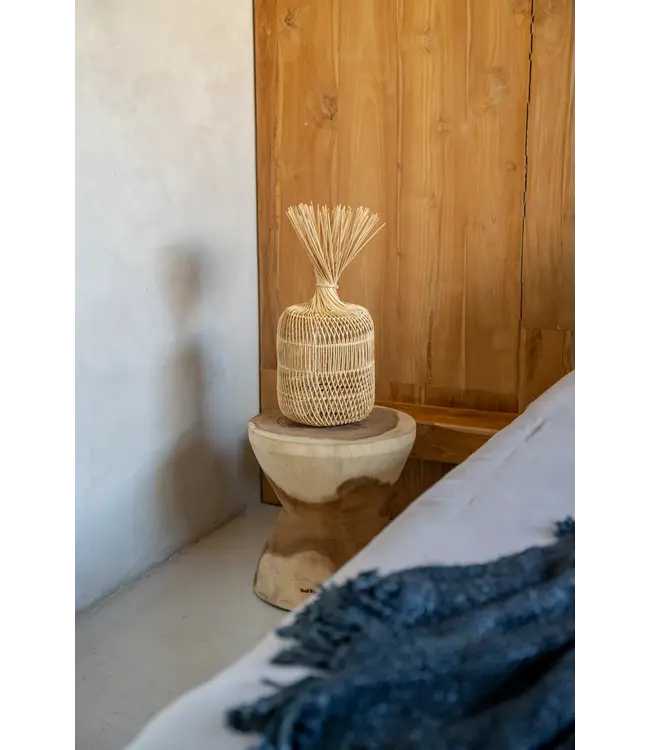 Bazar Bizar De Dumpling Hang- en Vloerlamp - Naturel - S