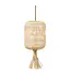 Bazar Bizar De Dumpling Hang- en Vloerlamp - Naturel - S