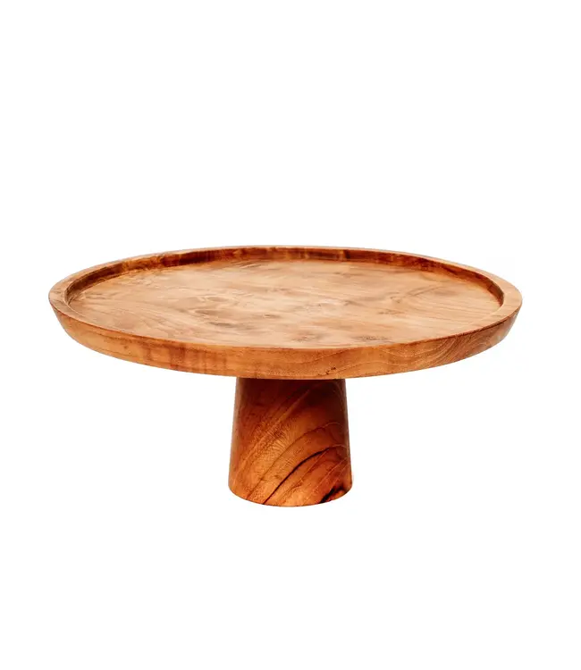 Bazar Bizar De Teak Root Taart Plateau - L