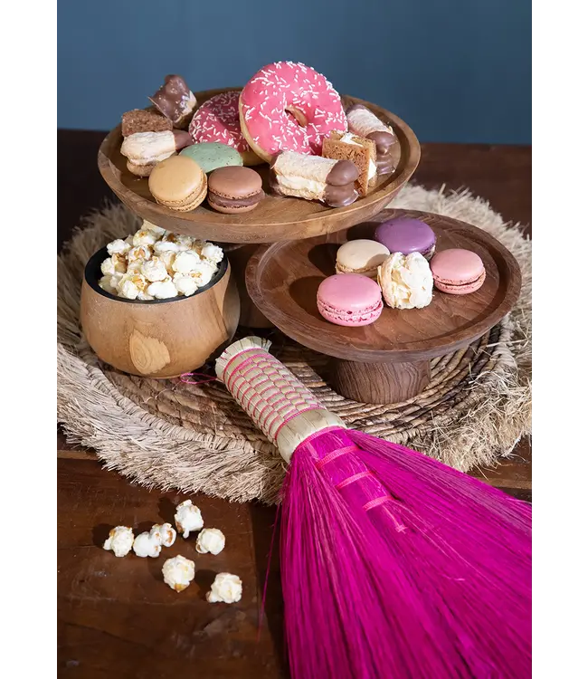 Bazar Bizar De Teak Root Taart Plateau - L