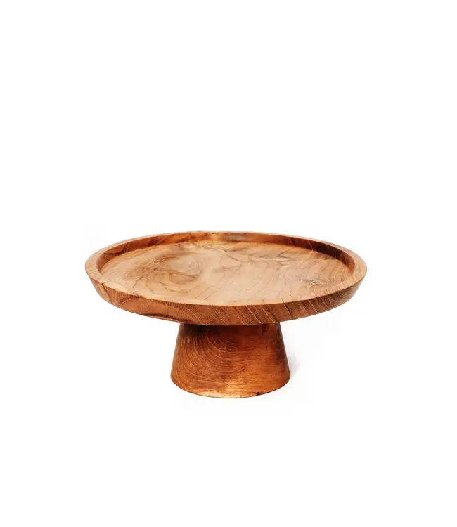 Bazar Bizar De Teak Root Taart Plateau - S
