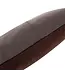 Bazar Bizar Het Six Panel Leather Kussenhoes - Chocolade - 30x50