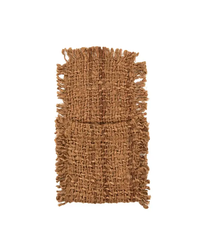 Bazar Bizar Het Oh My Gee Bestekzakje - Bruin - Set van 4