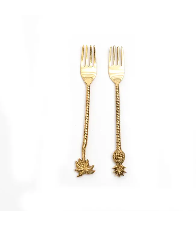 Bazar Bizar De Palmboom Vork - Goud