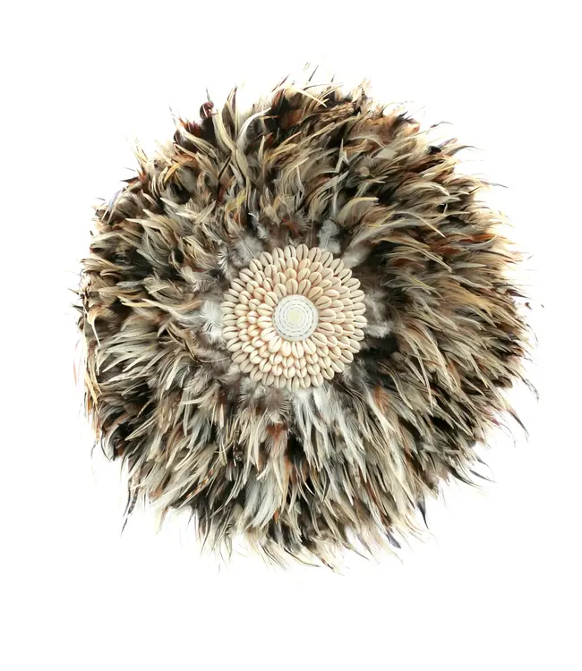 Bazar Bizar De Coastal Juju Muurdecoratie - Grijs Bruin - M