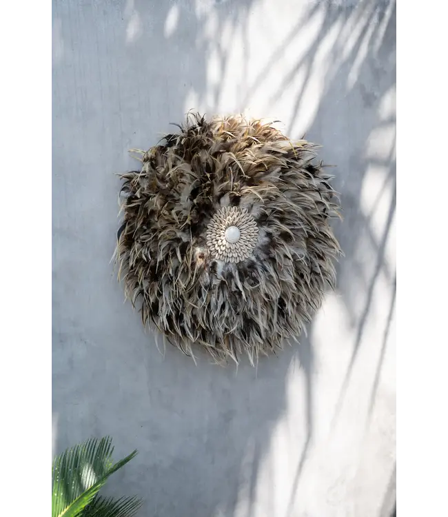 Bazar Bizar De Coastal Juju Muurdecoratie - Grijs Bruin - M