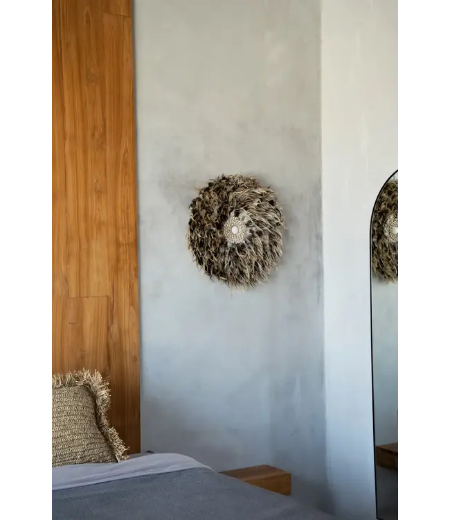 Bazar Bizar De Coastal Juju Muurdecoratie - Grijs Bruin - M