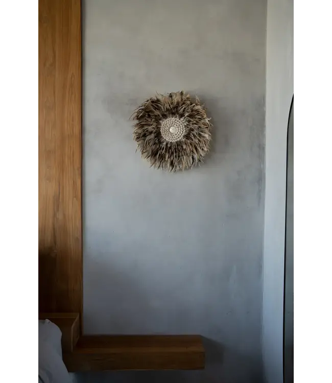 Bazar Bizar De Coastal Juju Muurdecoratie - Grijs Bruin - M