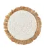 Bazar Bizar De Water Hyacinth Raffia Placemat - Wit Naturel