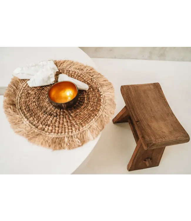 Bazar Bizar De Water Hyacinth Raffia Placemat - Naturel