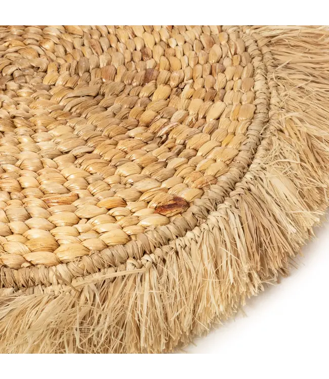 Bazar Bizar De Water Hyacinth Raffia Placemat - Naturel