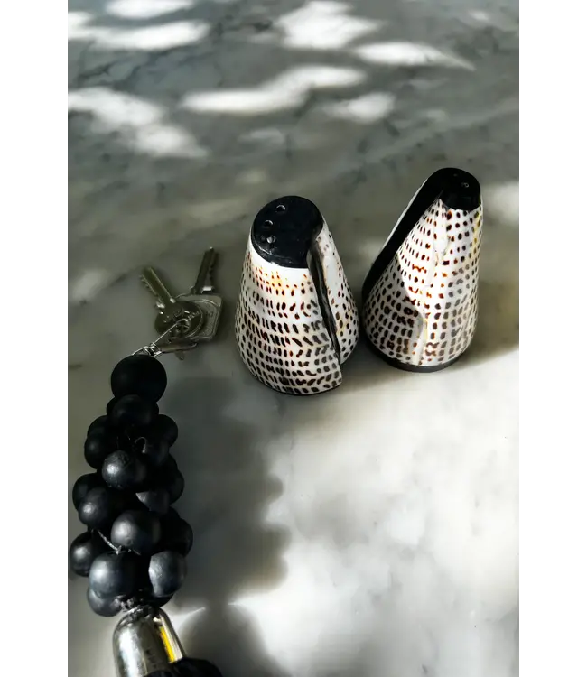 Bazar Bizar De Zout en Peppa Schelpen Set - Set van 2