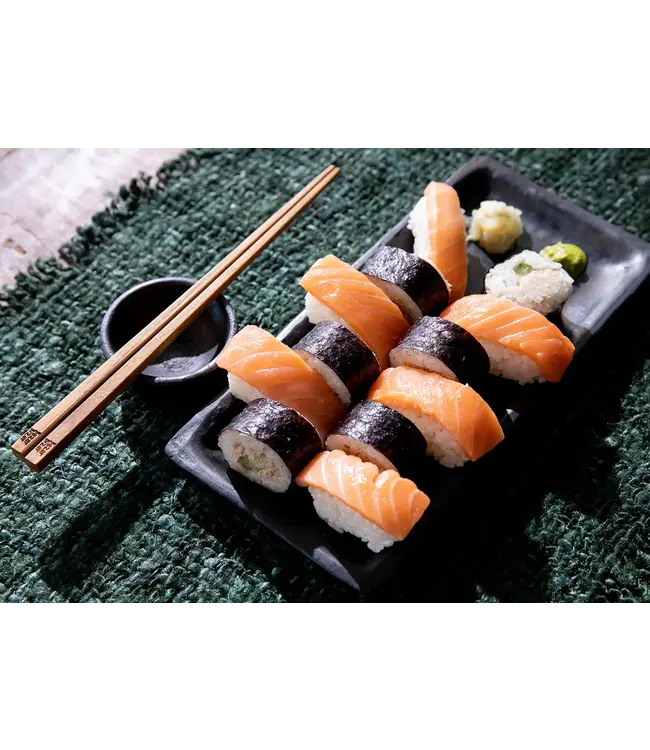 Bazar Bizar Het Burned Sushi Bord - Zwart - L