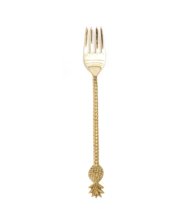 Bazar Bizar De Ananas Vork - Goud