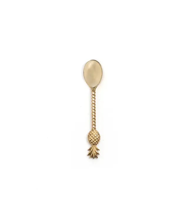 Bazar Bizar De Pineapple Theelepel - Goud