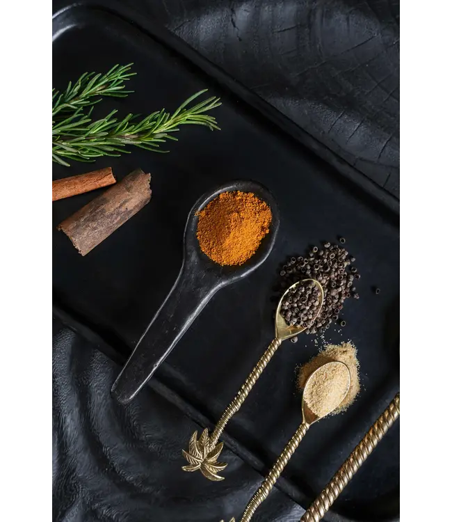 Bazar Bizar De Palm Tree theelepel - Goud