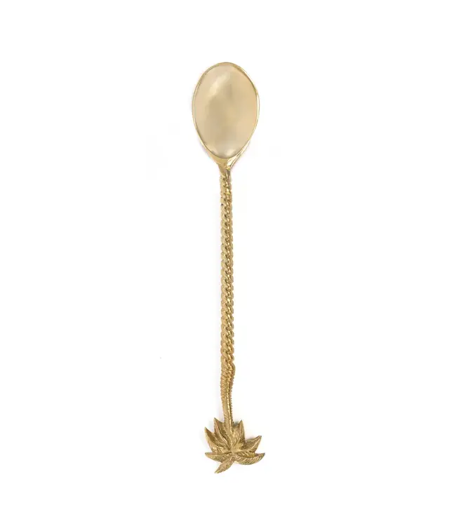 Bazar Bizar De Palm Tree Lepel - Goud
