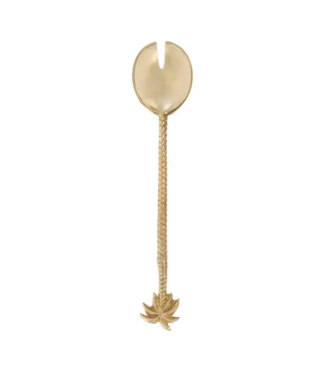 Bazar Bizar De Palm Tree Saladevork - Goud