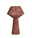 Light & Living Table lamp 36x57 cm FUGIA jute brick red