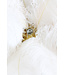 Light & Living Hanging lamp E14 80 cm FEATHER gold+white