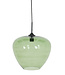 Light & Living Hanging lamp 40x34 cm MAYSON glass green+matt black