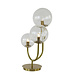 Light & Living Table lamp 3L 38x20x60 cm MAGDALA glass clear+gold