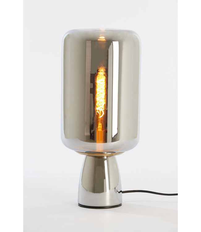 Light & Living Table lamp 21x45 cm LOTTA smoked glass+gold
