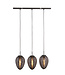 Light & Living Hanging lamp 3L 80x20x33 cm YAELLE matt black