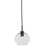 Light & Living Hanging lamp 20x21,5 cm RAKEL matt black+clear