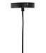 Light & Living Hanging lamp 20x21,5 cm RAKEL matt black+clear