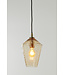 Light & Living Hanging lamp 18x27 cm DELILA glass amber+antique bronze