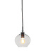 Light & Living Hanging lamp 20x21,5 cm RAKEL matt black+clear