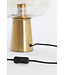 Light & Living Table lamp 30x46 cm MISTY glass amber+gold