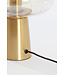 Light & Living Table lamp 30x46 cm MISTY glass amber+gold