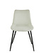 Light & Living Dining chair 58,5x47,5x82,5 cm KATE bouclé cream-black