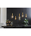 Light & Living Hanging lamp 5L 110x22x32 cm LEKAR ant. bronze+smoked glass