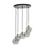 Light & Living Hanging lamp 5L 61x66 cm RAKEL antique bronze+smoked