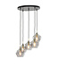 Light & Living Hanging lamp 5L 61x66 cm RAKEL antique bronze+smoked
