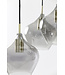 Light & Living Hanging lamp 5L 61x66 cm RAKEL antique bronze+smoked
