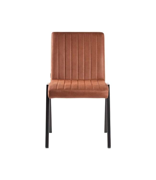LABEL51 LABEL51 Eetkamerstoel Matz - Cognac - Microfiber