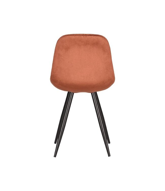 LABEL51 LABEL51 Eetkamerstoel Capri - Rust - Fluweel