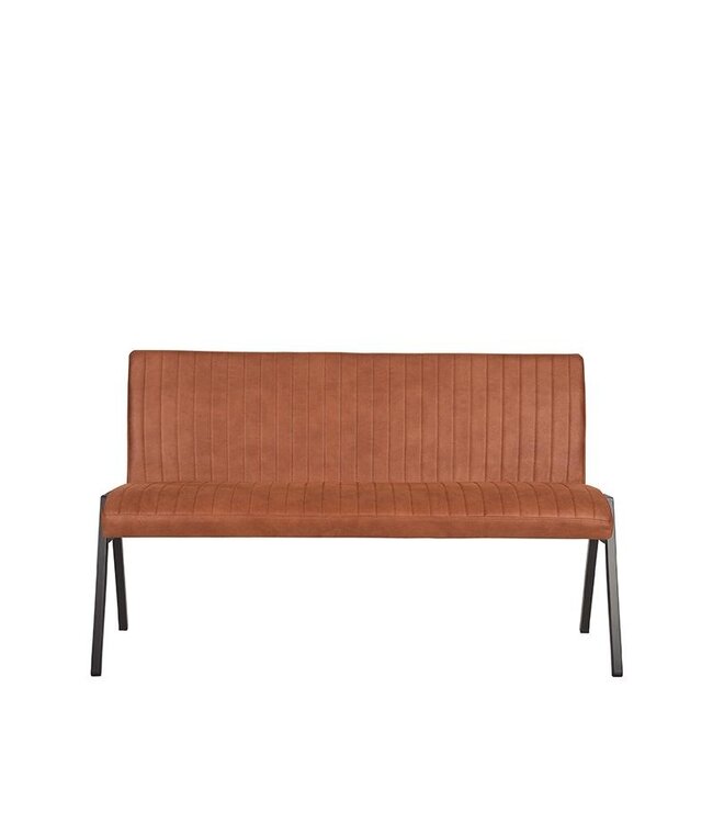 LABEL51 LABEL51 Eetkamerbank Matz - Cognac - Microfiber - 145 cm