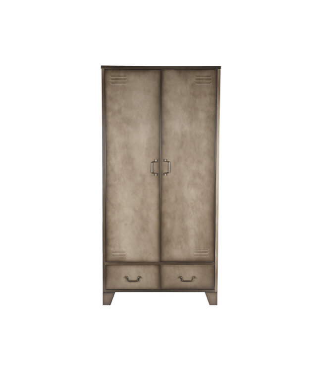 LABEL51 LABEL51 Bergkast Fence - Vintage Metaal - Metaal - 2-Deurs