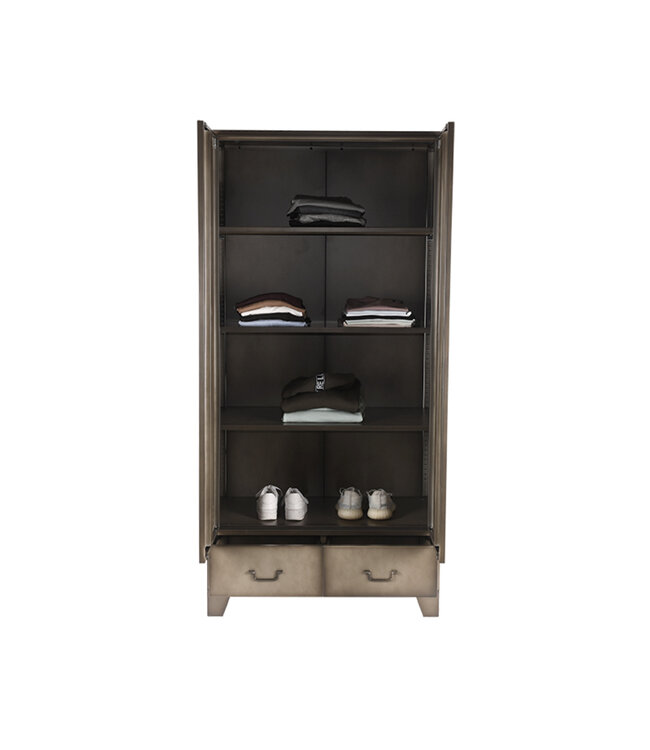 LABEL51 LABEL51 Bergkast Fence - Vintage Metaal - Metaal - 2-Deurs